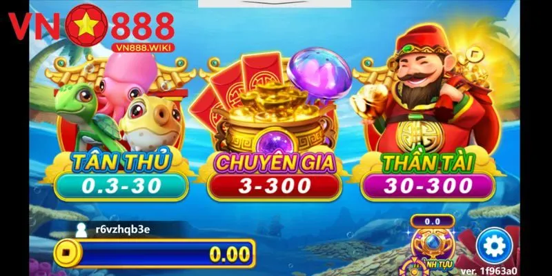 Bắn cá Thần Tài chiếm vị trí đầu trong top 5 game bắn cá VN888 dễ thắng